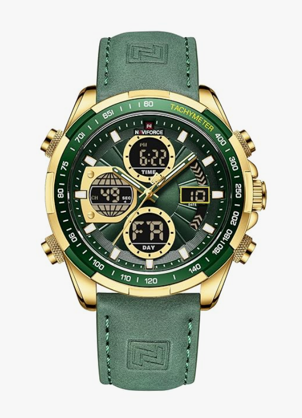 NAVIFORCE NF9197L Men's Military Digital-Analog Quartz Waterproof Watch