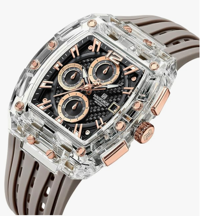 NAVIFORCE NF7105 Classic Luminous Hand Chronograph Analog Watch