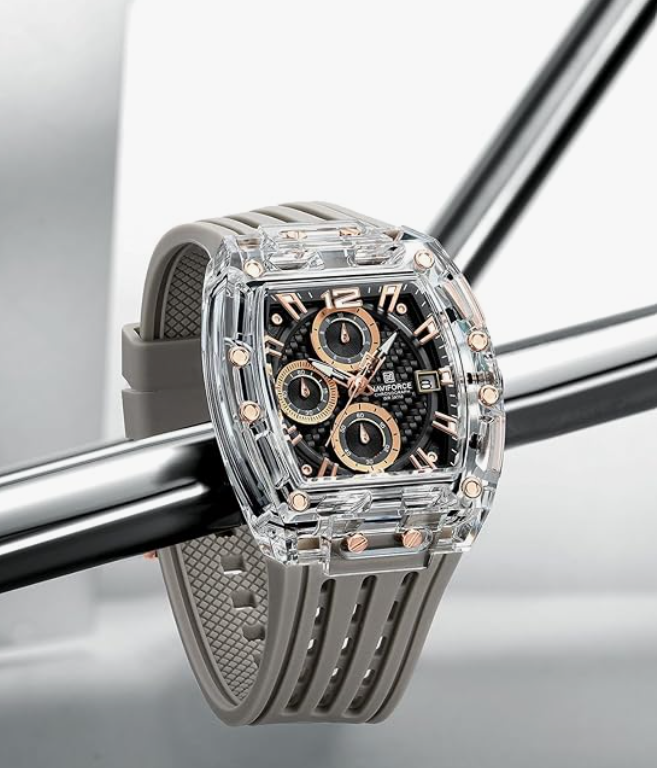 NAVIFORCE NF7105 Classic Luminous Hand Chronograph Analog Watch